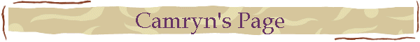 Camryn's Page