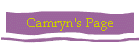 Camryn's Page